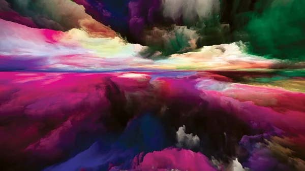 Spektrální Země Série Color Dreams Abstraktní Uspořádání Barev Textur Gradientních — Stock fotografie