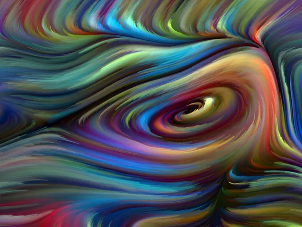 Kleur Swirl Serie Achtergrond Ontwerp Van Kleurrijke Beweging Van Spectrale — Stockfoto