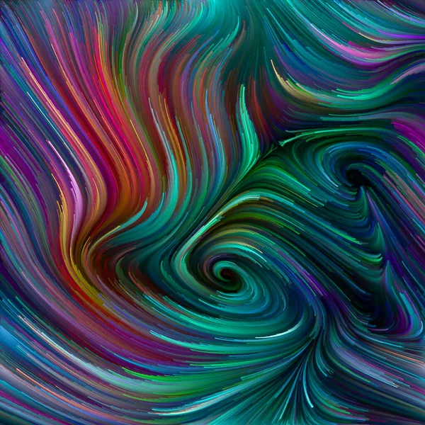 Kleur Swirl Serie Abstract Ontwerp Gemaakt Van Kleurrijke Beweging Van — Stockfoto