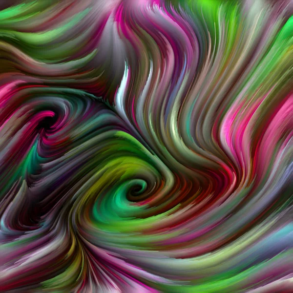 Color Swirl Serien Bakgrundsdesign Färgglada Rörelser Spektrala Fibrer Relevanta För — Stockfoto
