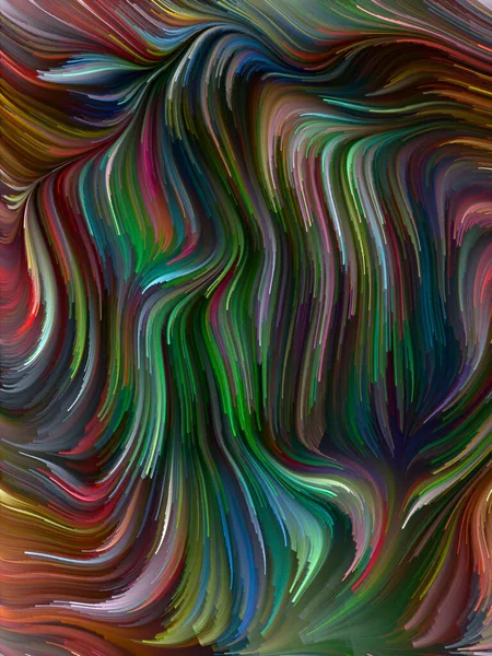 Color Swirl Series Backdrop Design Colorful Motion Spectral Fibers Projects — Stock Photo, Image