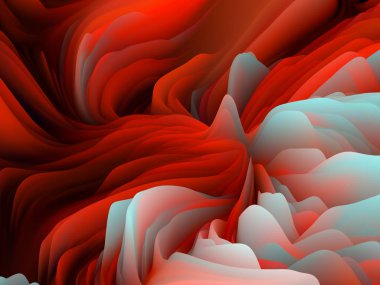 Rastgele Geometri. Boyutsal Dalga serisi. Girdap Rengi Dokusunun yaratıcı düzenlemesi. Sanat, yaratıcılık ve tasarım ile ilgili gelişigüzel türbülans oluşturulması