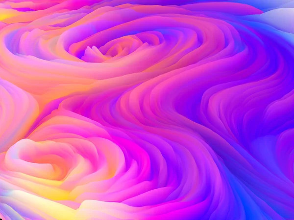 Serie Color Storm Rendering Colorate Increspature Vernice Virtuale Servire Sfondo — Foto Stock