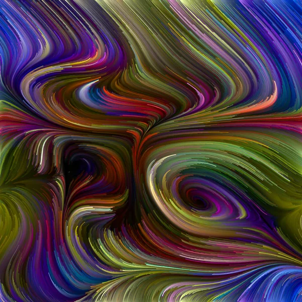 Série Color Swirl Design Abstrato Feito Movimento Colorido Fibras Espectrais — Fotografia de Stock