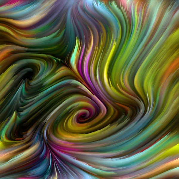 Kleur Swirl Serie Achtergrond Ontwerp Van Kleurrijke Beweging Van Spectrale — Stockfoto