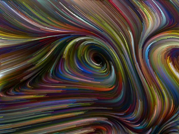Série Color Swirl Conception Faite Mouvement Coloré Fibres Spectrales Sur — Photo