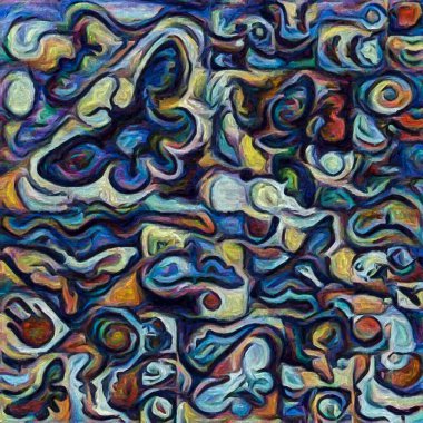 Kelebek Anıları serisi. Doğa, yaratıcılık ve sanat üzerine soyut resim tarzında yapılmış sanatsal çalışmaların parçaları.