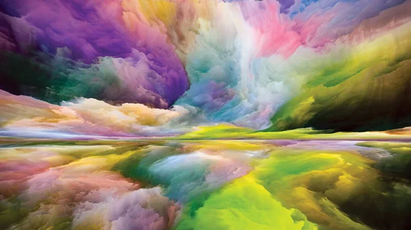 Tierra Luz Escapar Serie Reality Diseño Hecho Surrealistas Colores Texturas —  Fotos de Stock