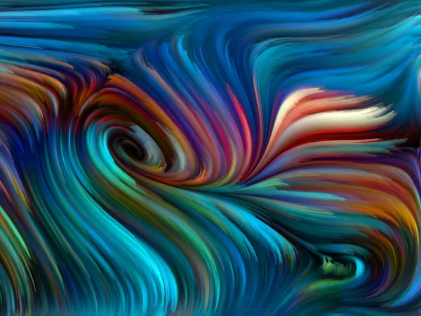 Kleur Swirl Serie Artistieke Achtergrond Gemaakt Van Kleurrijke Beweging Van — Stockfoto