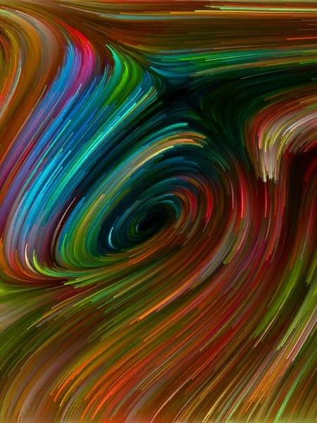 Seria Color Swirl Kompozycja Barwnego Ruchu Włókien Spektralnych Temat Życia — Zdjęcie stockowe