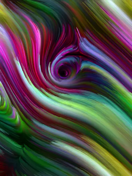 Série Color Swirl Projeto Fundo Movimento Colorido Fibras Espectrais Para — Fotografia de Stock