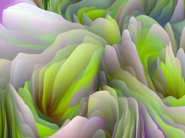 Dokunsal Matematik. Boyutsal Dalga serisi. Girdap Rengi Dokusunun soyut bileşimi. Sanat, yaratıcılık ve tasarım için uygun 3 boyutlu türbülans oluşturma