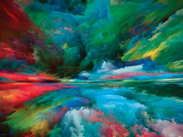 Tărâmul Trezirii Escape Reality Series Fundal Abstract Realizat Din Culori — Fotografie, imagine de stoc