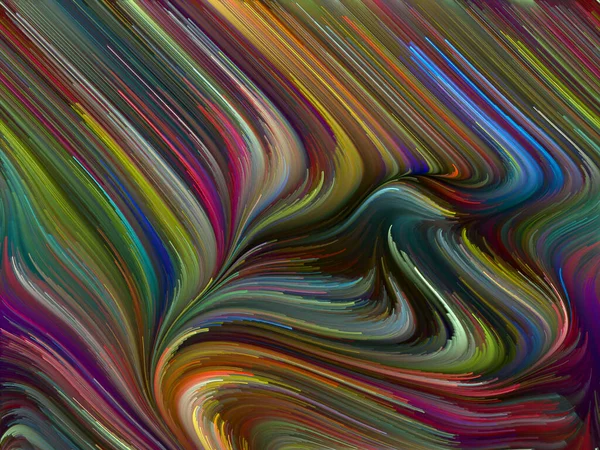 Kleur Swirl Serie Abstract Design Gemaakt Van Kleurrijke Beweging Van — Stockfoto
