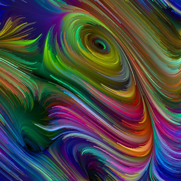 Série Color Swirl Composição Movimento Colorido Fibras Espectrais Para Projetos — Fotografia de Stock