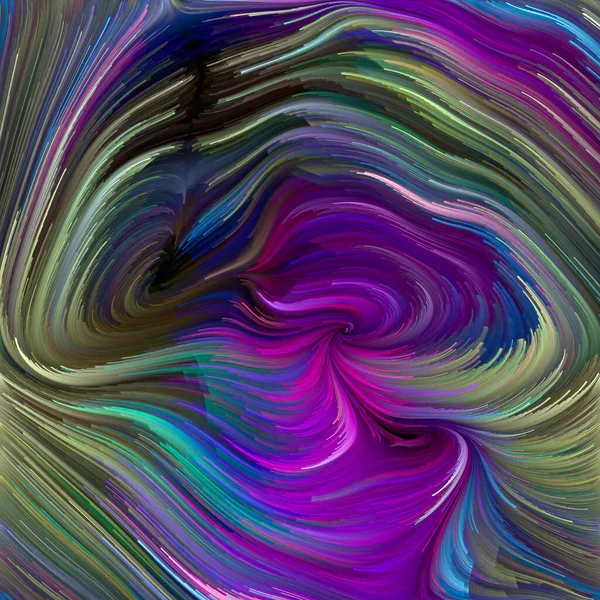 Série Color Swirl Fundo Movimento Colorido Fibras Espectrais Para Complementar — Fotografia de Stock