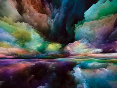 Hayal Dünyası Manzarası. 