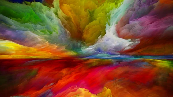 Montañas Espectrales Escapar Serie Reality Composición Colores Texturas Surrealistas Del — Foto de Stock