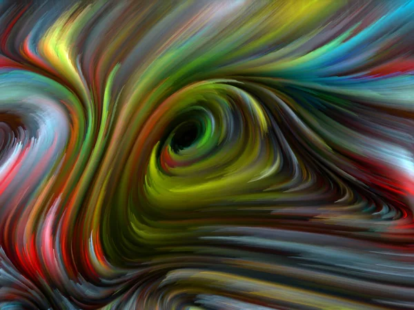 Serie Remolinos Color Diseño Hecho Colorido Movimiento Fibras Espectrales Sobre — Foto de Stock