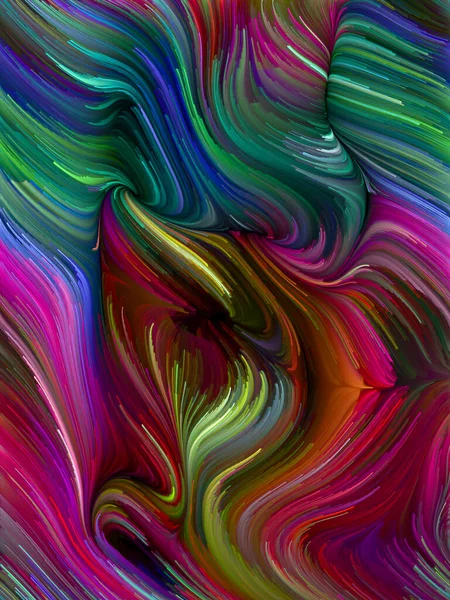 Kleur Swirl Serie Achtergrond Ontwerp Van Kleurrijke Beweging Van Spectrale — Stockfoto