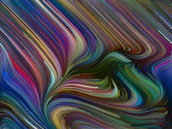 Kleur Swirl Serie Abstract Design Gemaakt Van Kleurrijke Beweging Van — Stockfoto