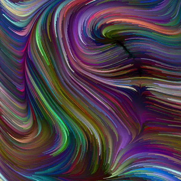 Color Swirl Serie Design Aus Bunten Bewegungen Spektraler Fasern Als — Stockfoto