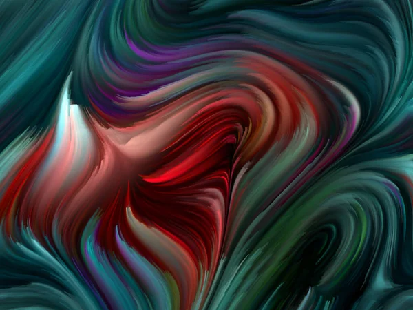 Color Swirl Series Abstract Background Made Colorful Motion Spectral Fibers — Stock Photo, Image