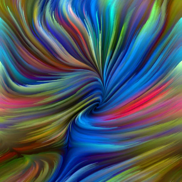 Kleur Swirl Serie Ontwerp Gemaakt Van Kleurrijke Beweging Van Spectrale — Stockfoto