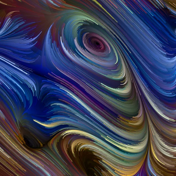 Серия Color Swirl Состав Красочного Движения Спектральных Волокон Проектов Жизни — стоковое фото