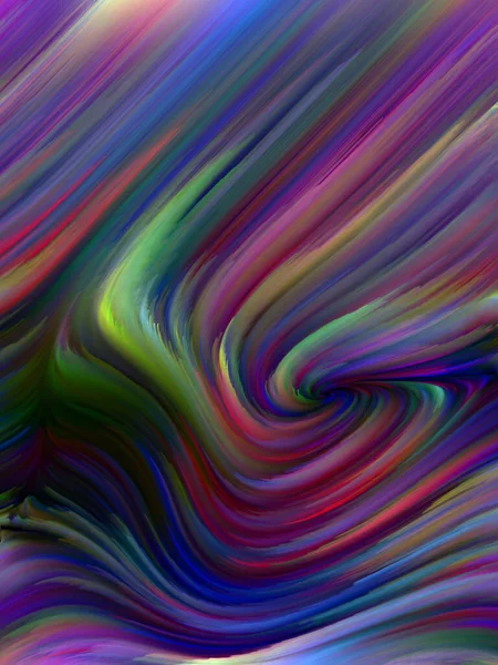 Серія Кольорових Вихорів Творче Розташування Барвистого Руху Спектральних Волокон Предмету — стокове фото