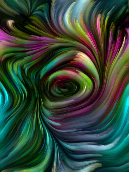 Color Swirl Serien Design Som Består Färgglada Rörelser Spektrala Fibrer — Stockfoto