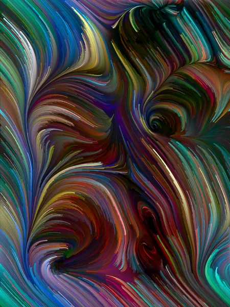 Color Swirl Series Design Made Colorful Motion Spectral Fibers Projects — Stock Photo, Image