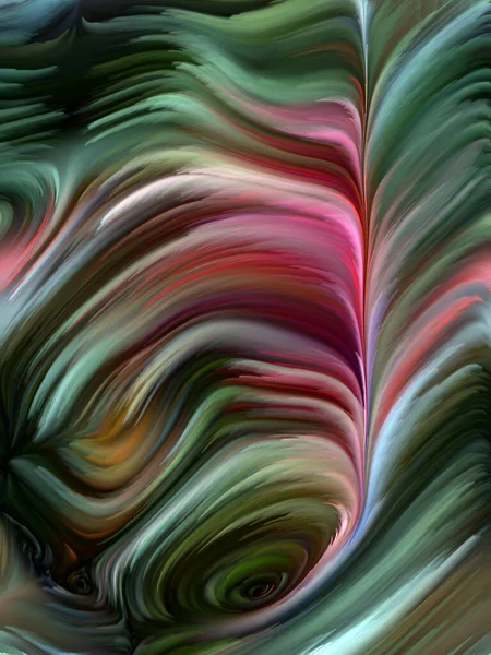 Color Swirl Serie Hintergrund Der Bunten Bewegung Spektraler Fasern Für — Stockfoto