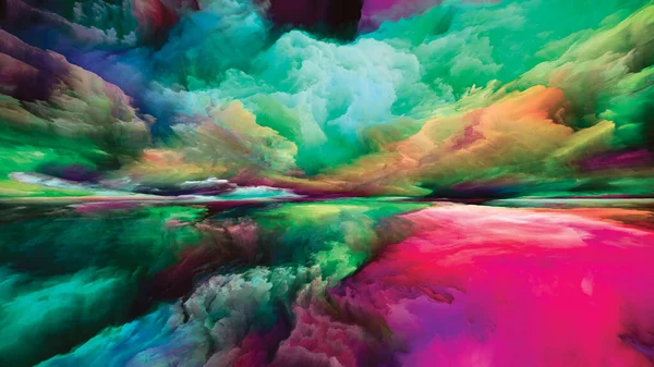 Vistas Color Escapar Serie Reality Composición Colores Texturas Surrealistas Del —  Fotos de Stock
