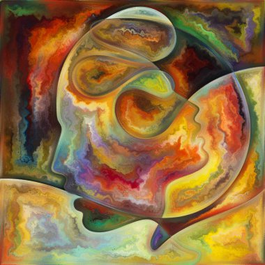 Hayalet Akımı. Colors In Us serisi. İnsan siluetlerinin, sanat dokularının ve renklerin arkaplanı yaşam, drama, şiir ve algı projelerinde kullanılmak üzere etkileşim halindedir