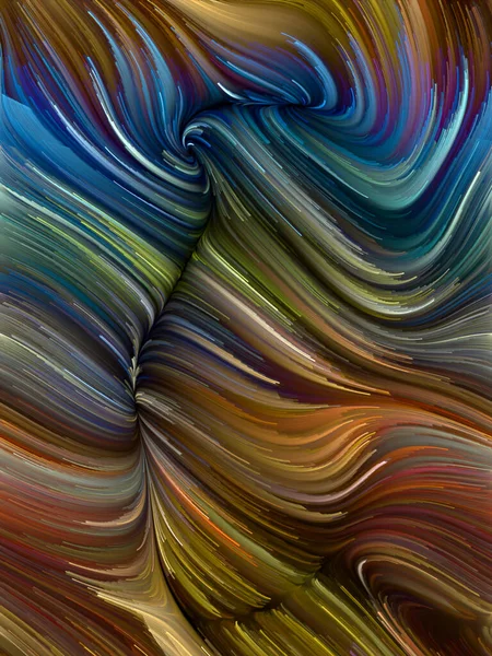 Color Swirl Series Backdrop Colorful Motion Spectral Fibers Use Projects — Stock Photo, Image