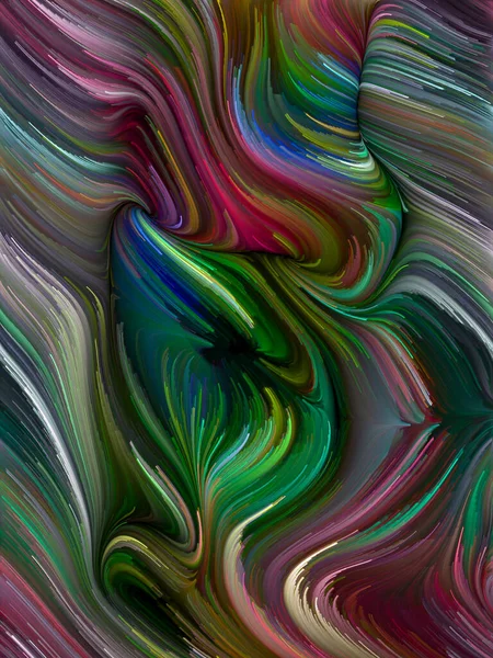 Color Swirl Serien Bakgrundsdesign Färgglada Rörelser Spektrala Fibrer Temat Liv — Stockfoto