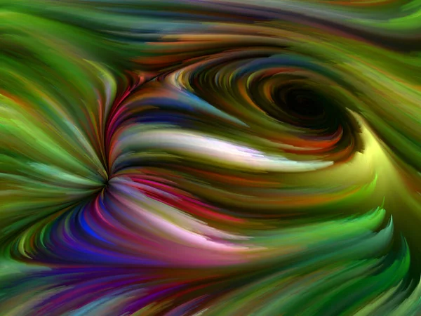 Série Color Swirl Fundo Artístico Feito Movimento Colorido Fibras Espectrais — Fotografia de Stock