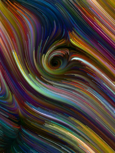 Série Color Swirl Projeto Fundo Movimento Colorido Fibras Espectrais Para — Fotografia de Stock