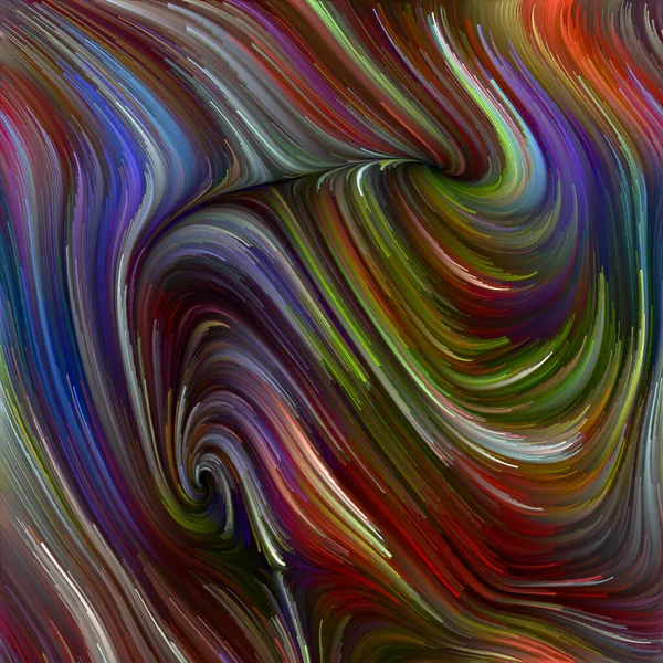 Série Color Swirl Conception Faite Mouvement Coloré Fibres Spectrales Pour — Photo