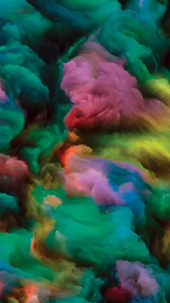Color Swirl Serie Bild Der Bunten Bewegung Flüssiger Farbe Auf — Stockfoto