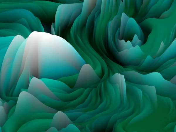 Поверхня Хаотична Серія Вимірювальних Хвиль Дизайн Тла Текстури Скручування Кольорів — стокове фото