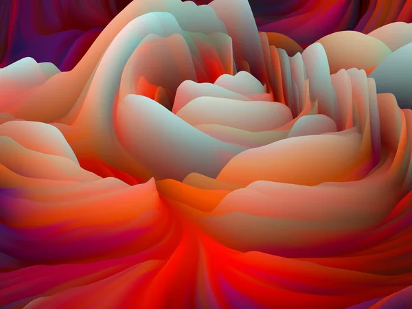 Superficie Caótica Serie Dimensional Wave Diseño Fondo Textura Color Giratorio — Foto de Stock