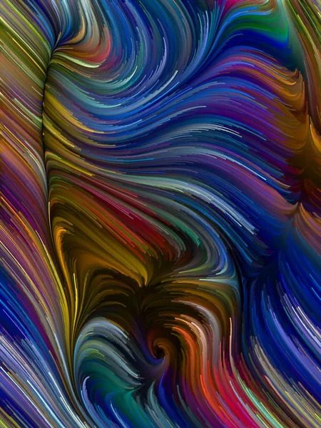 Color Swirl Serie Hintergrund Der Bunten Bewegung Spektraler Fasern Für — Stockfoto