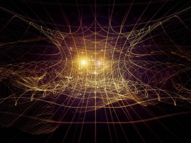 Dijital desenler yapay elementlerin canlıları nasıl taklit ettiğini gösteriyor. Makine serisinin duyguları.