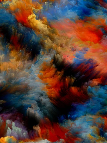 Paint Motion Serie Color Dream Arreglo Gradientes Matices Espectrales Sobre — Foto de Stock