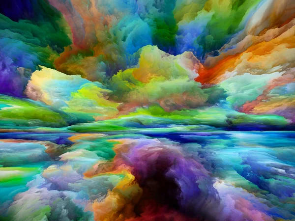 Спектральная Земля Серия Игр Never World Дизайн Фона Цветов Текстур — стоковое фото