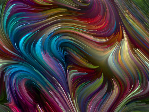 Kleur Swirl Serie Achtergrond Samengesteld Uit Kleurrijke Beweging Van Spectrale — Stockfoto