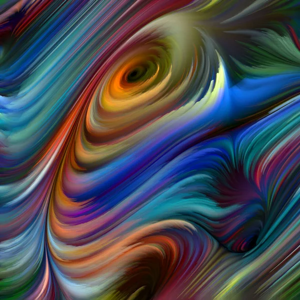 Color Swirl Series Composition Colorful Motion Spectral Fibers Projects Life — Stock Photo, Image