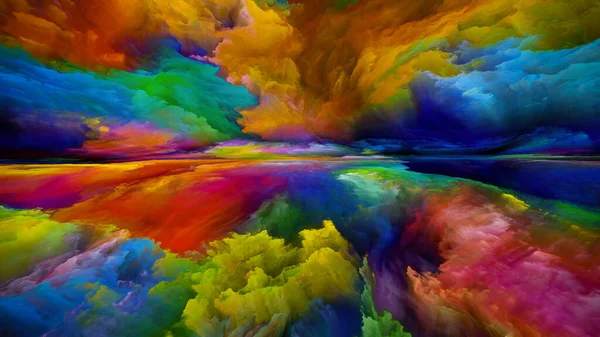 Nuvole Luce Fuga Alla Serie Reality Design Composto Surreali Colori — Foto Stock